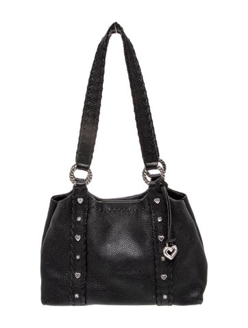 Leather Top Handle Bag