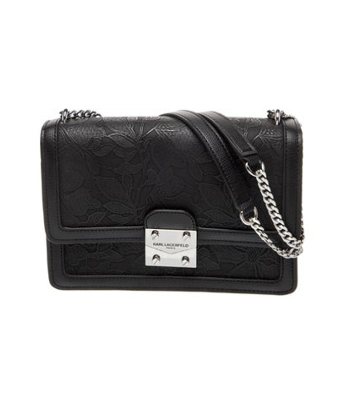 Karl Lagerfeld Lagerfeld Leather Shoulder Bag