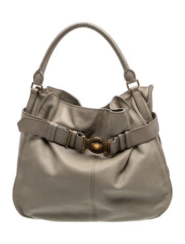 Leather Top Handle Bag