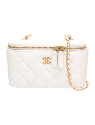 Small Vanity Case With Heart Chain w/ Tags