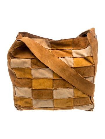 Suede Patchwork Hobo