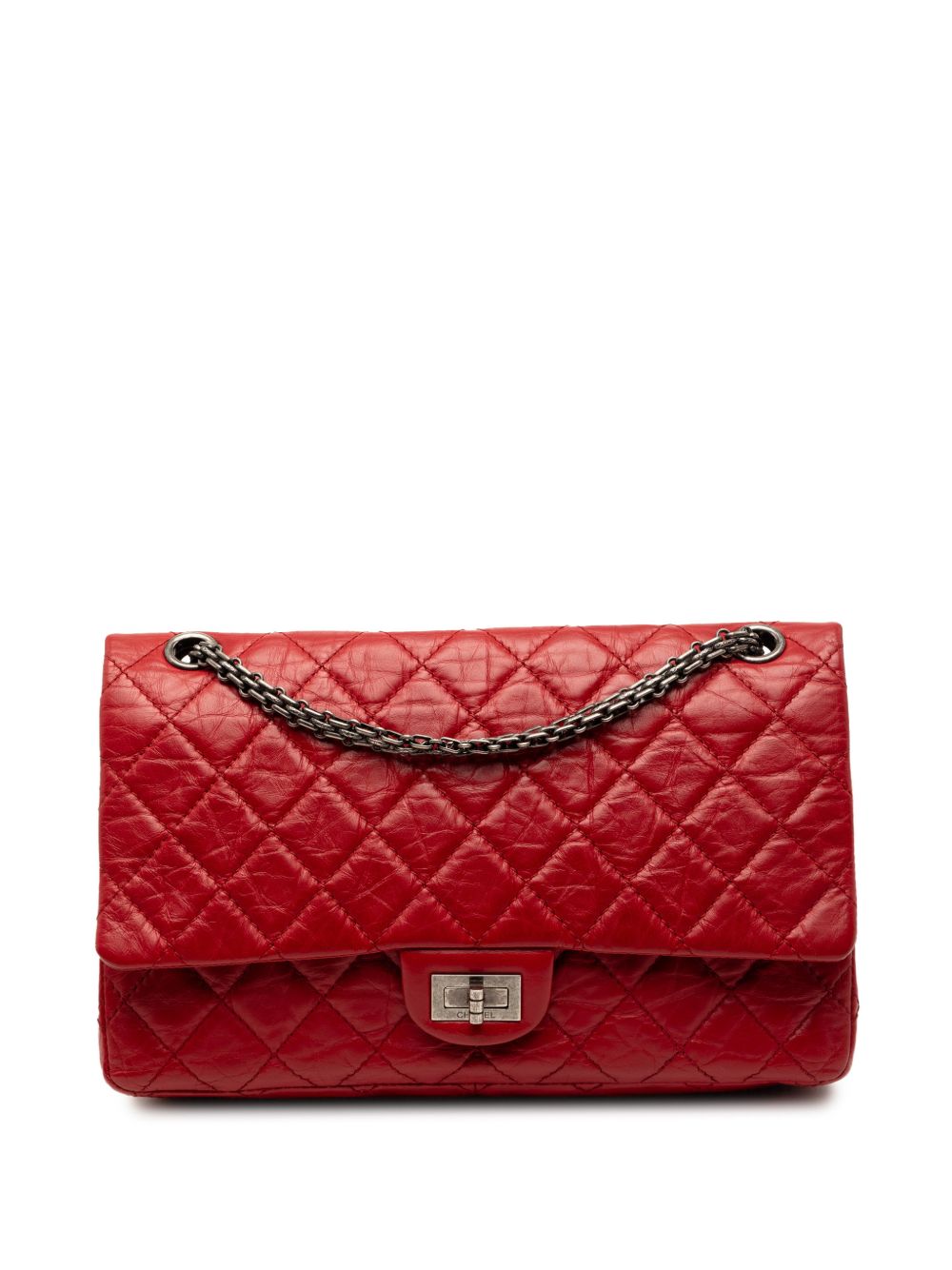 2012 Quilted Aged Calfskin Reissue 2.55 Double Flap 226 shoulder bag