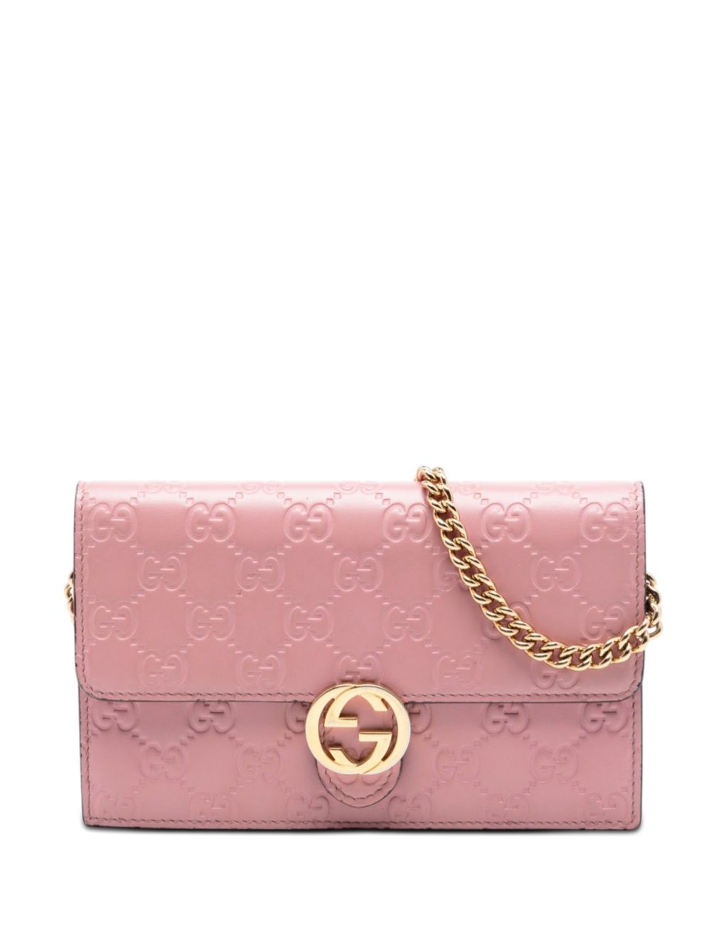 2000-2015 Guccissima Interlocking G Wallet On Chain crossbody bag