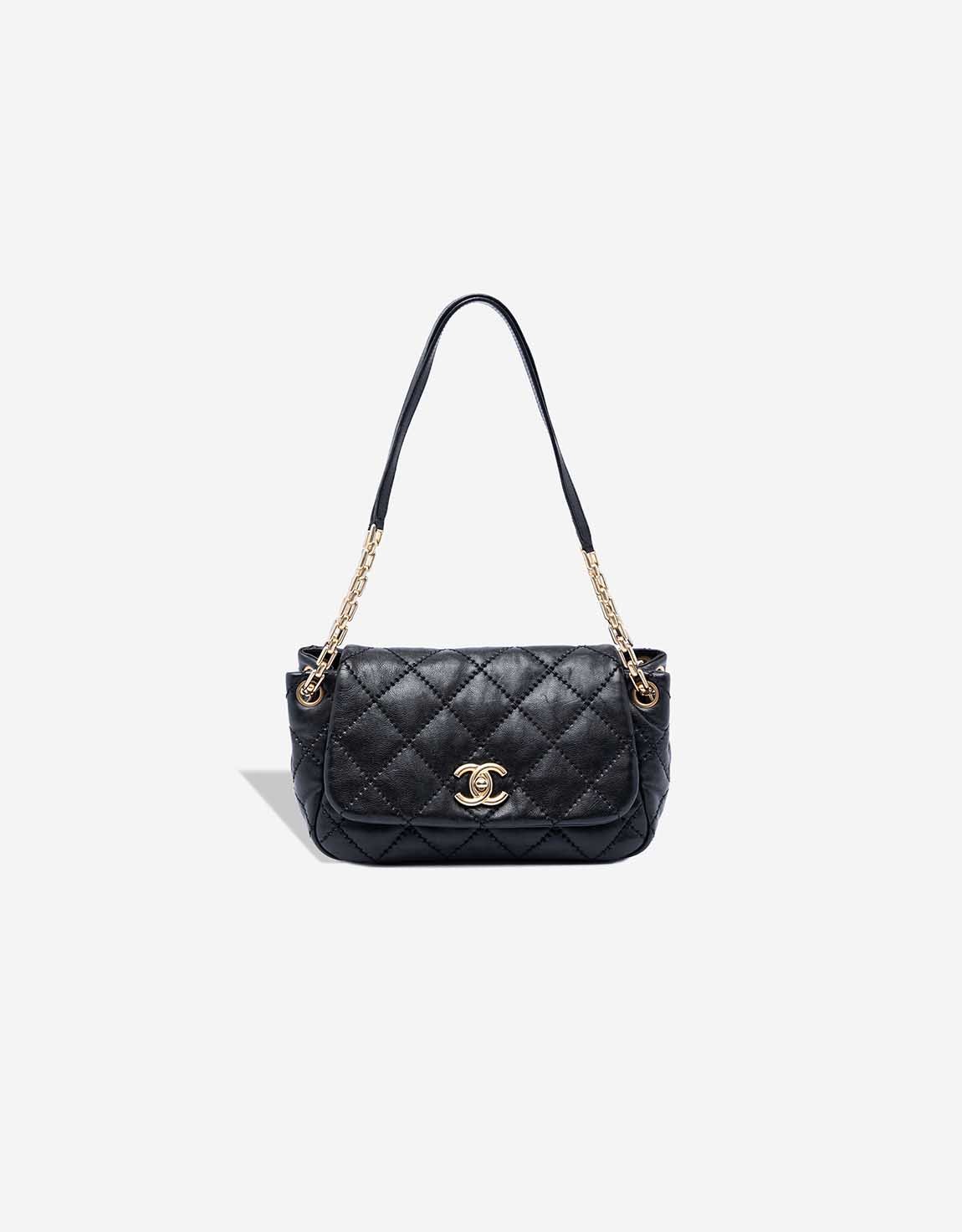 
		Accordion Flap Small Calf Black    