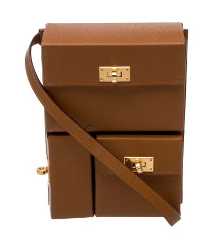 Hermes 2025 Epsom Kelly Multi Pocket Pochette To Go W Tags