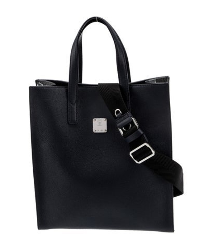 MCM Leather Top Handle Bag