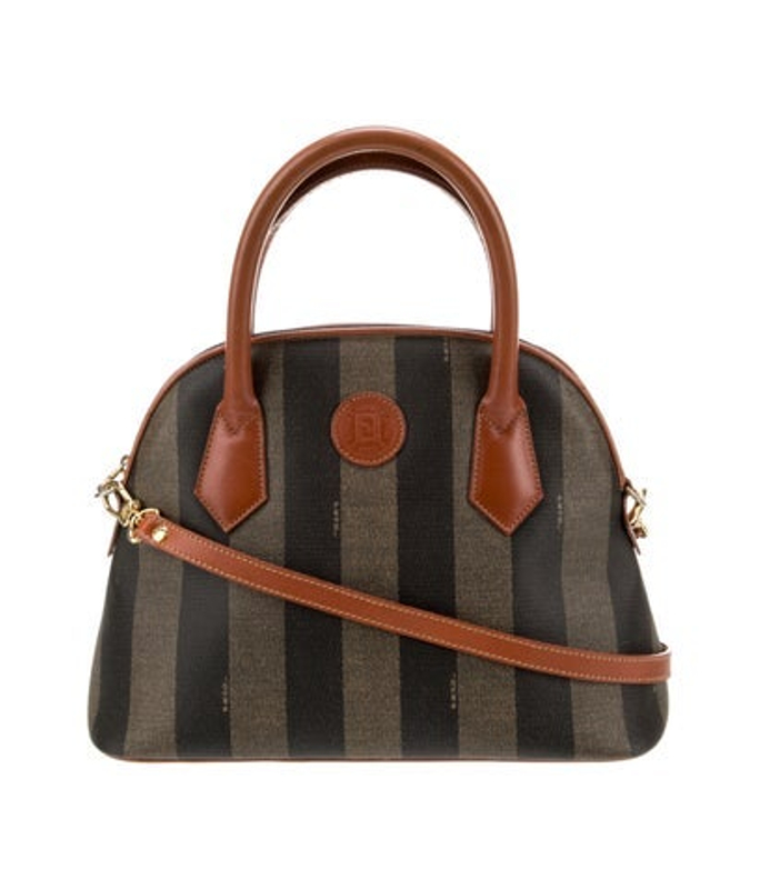 Fendi Pequin Boston Vintage