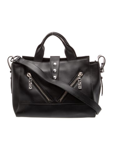 Kenzo Leather Top Handle Bag