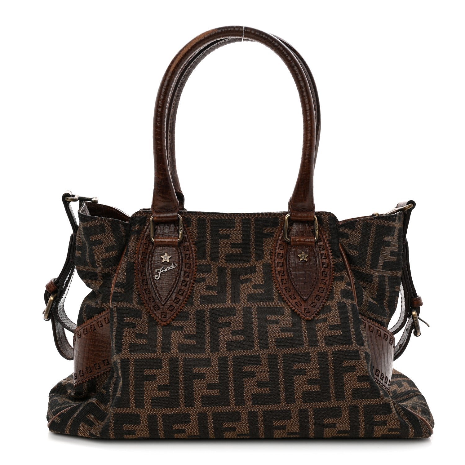 Fendi Zucca Small Bag De Jour Tobacco