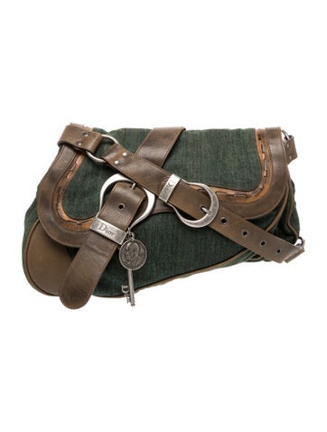 Dior Denim Gaucho Saddle Medium Vintage