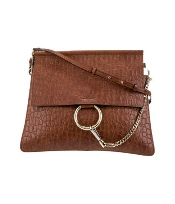 Chloe Leather Messenger Bag