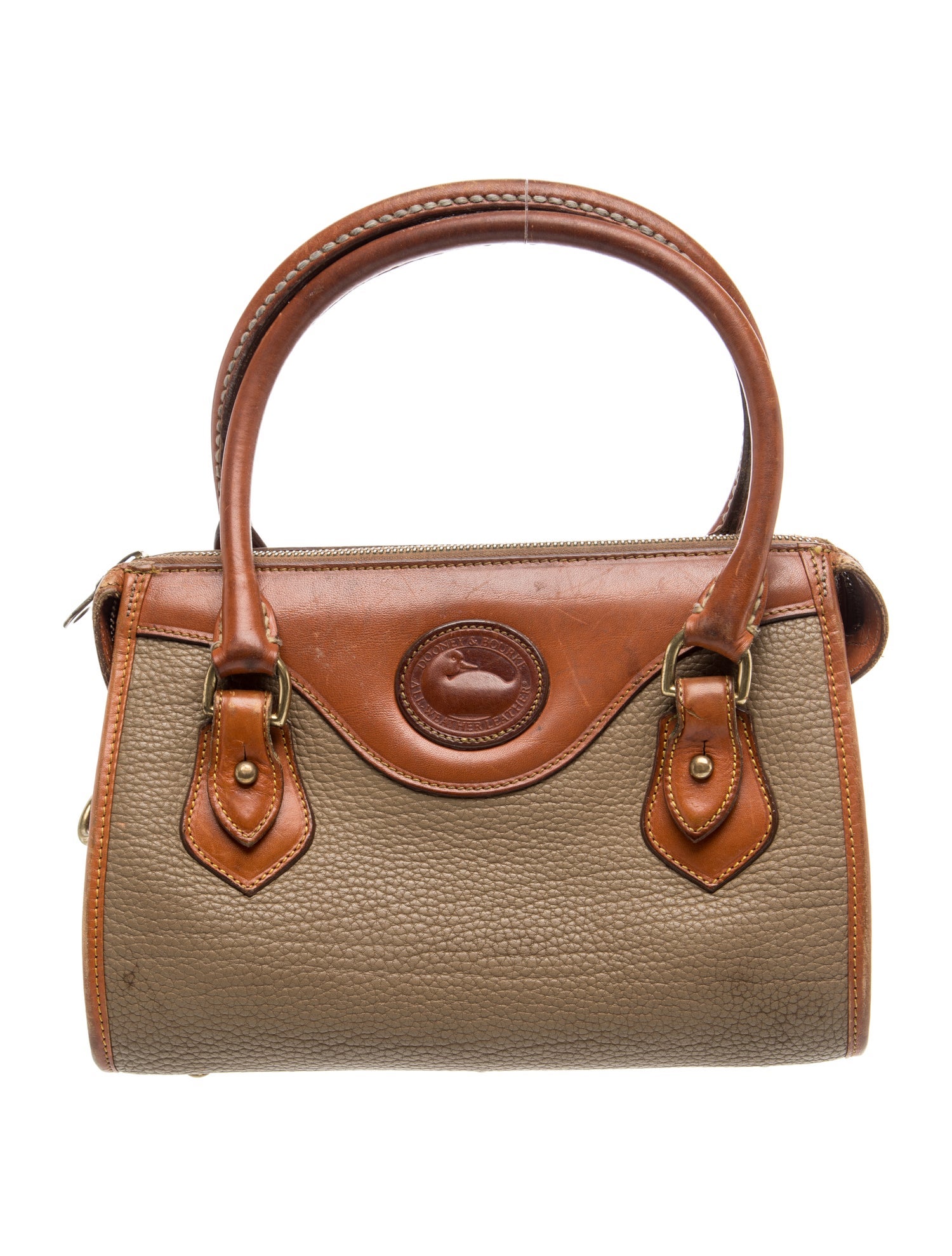 Leather Top Handle Bag