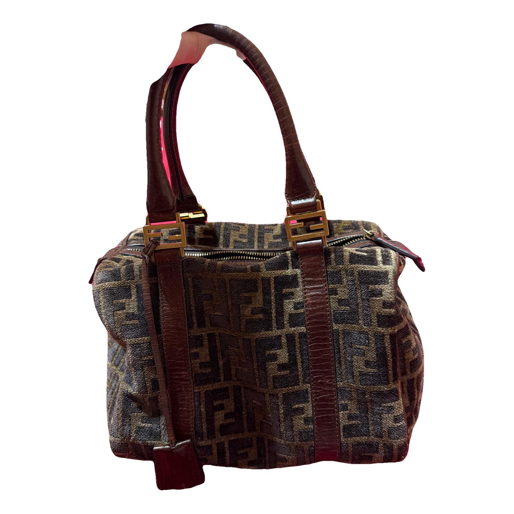 Forever Bauletto velvet handbag