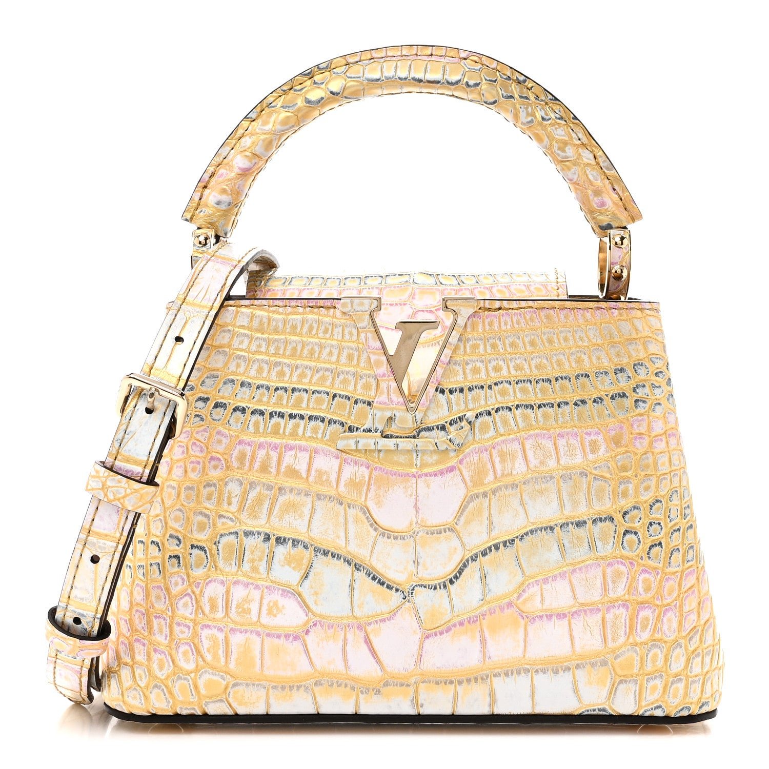 Louis Vuitton Alligator Mini Capucines Royal Garden