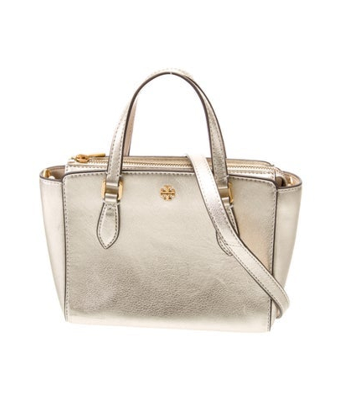Tory Burch Burch Leather Top Handle Bag