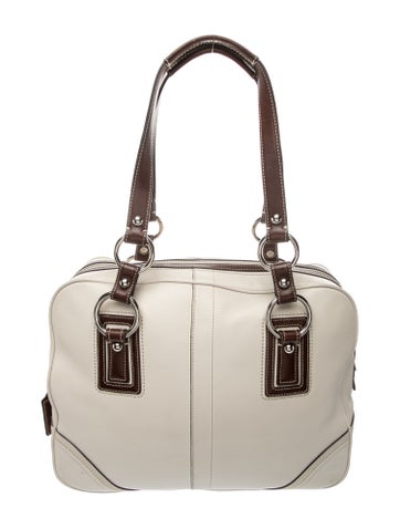 Leather Top Handle Bag