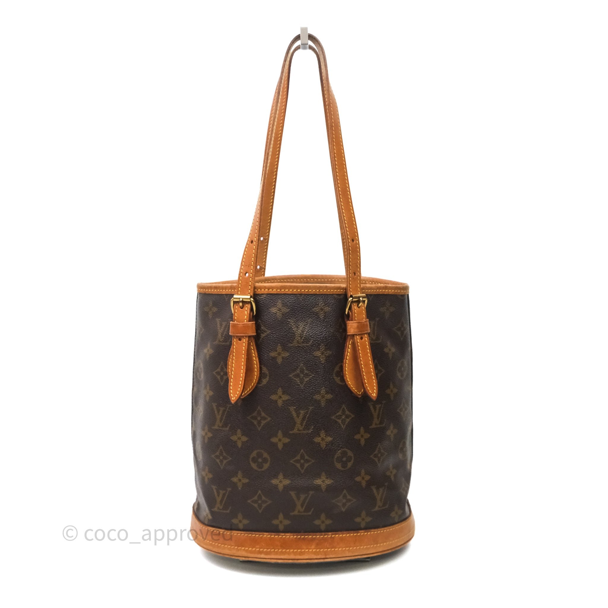 Louis Vuitton Monogram Petit Bucket Shoulder Bag