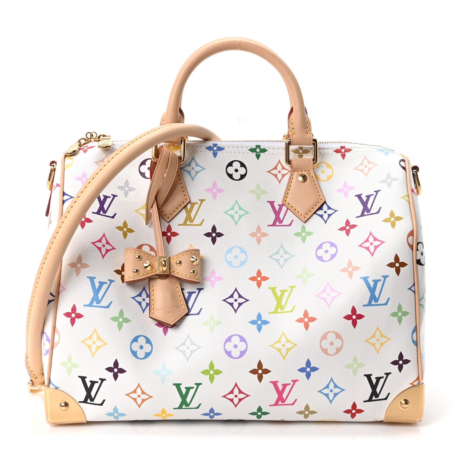 Louis Vuitton LV X TM Monogram Multicolor Speedy Soft 30 White