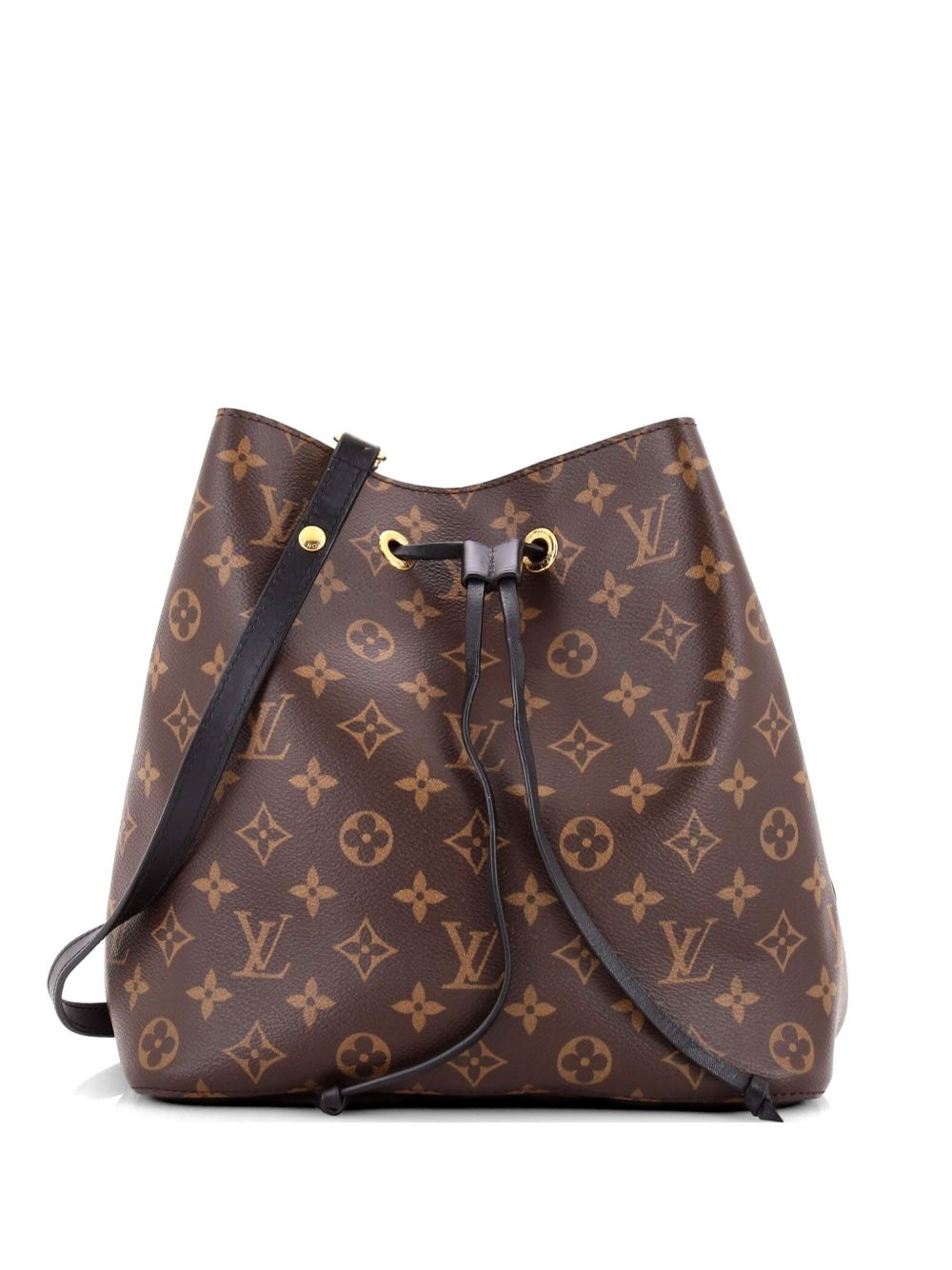 Louis Vuitton NeoNoe Handbag Monogram Canvas with Leather MM bucket bag