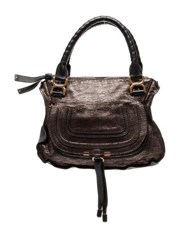 Leather Marcie Double Carry Satchel Small 2024