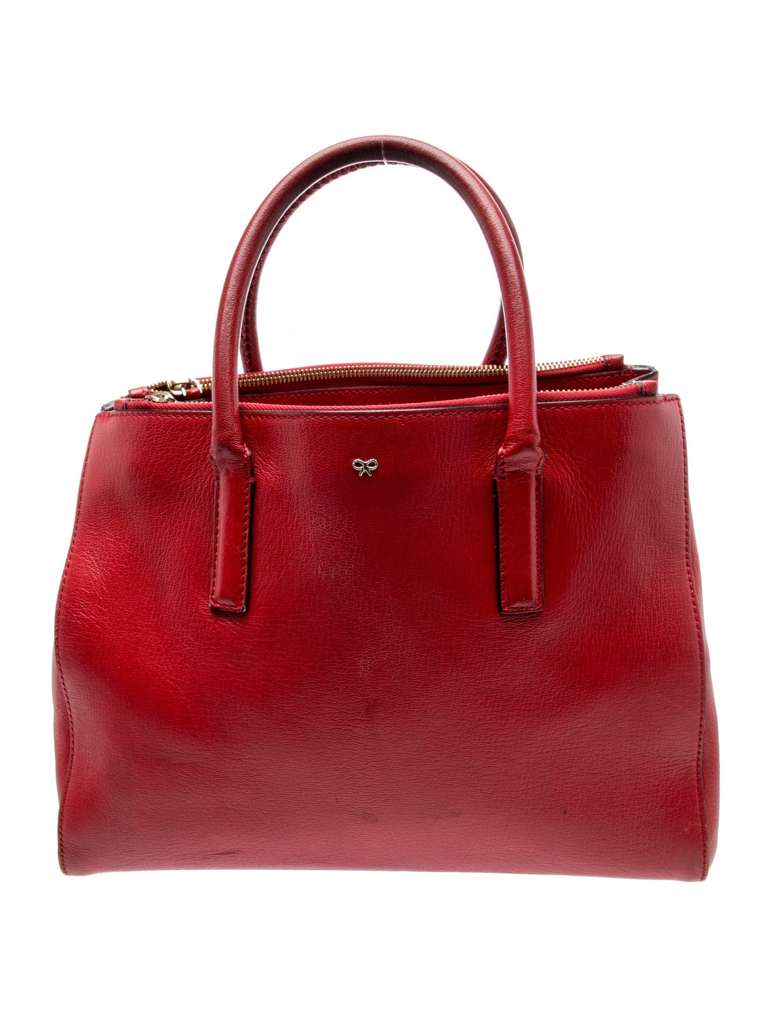 Anya Hindmarch Leather Top Handle Bag
