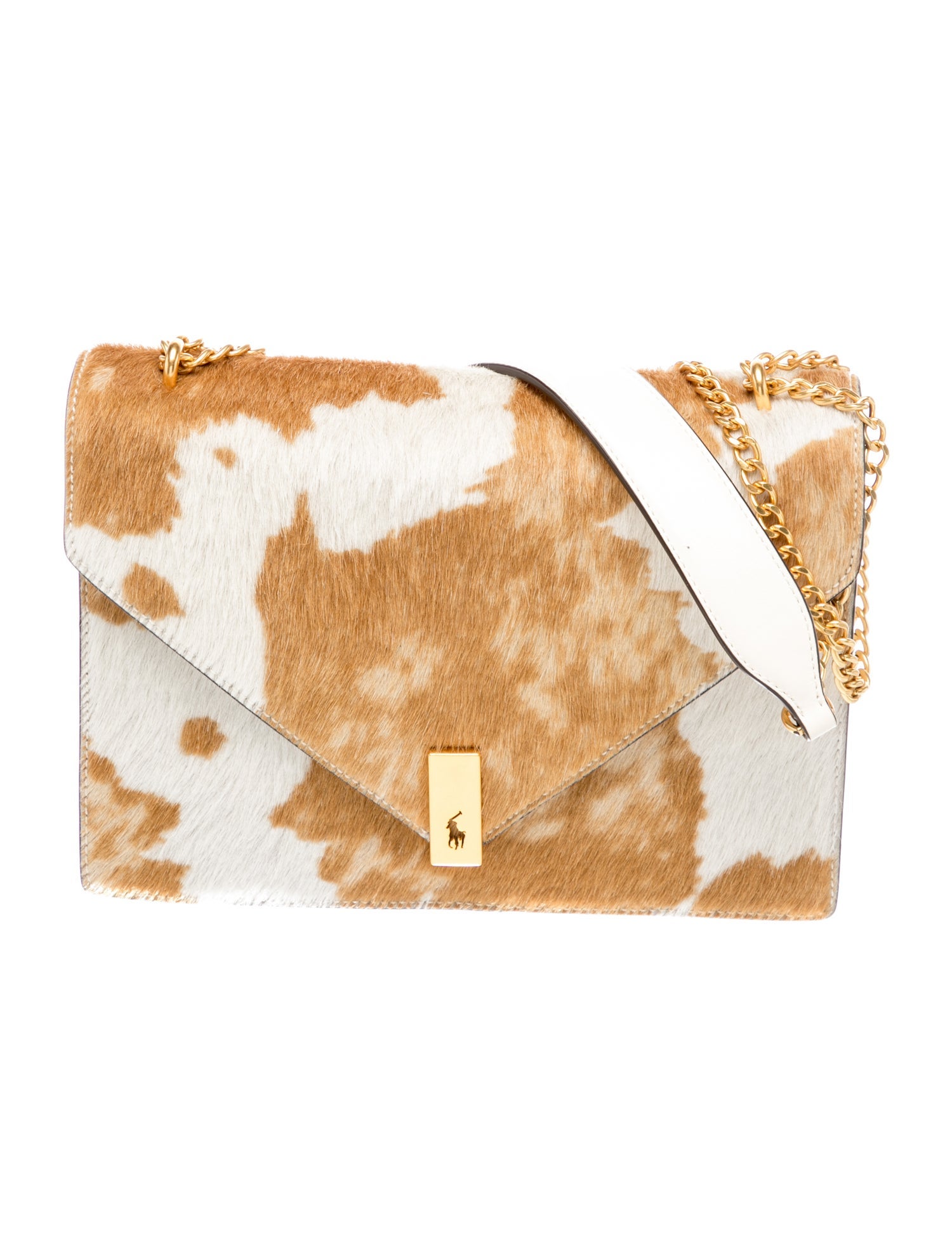 Calf Hair Top Handle Bag