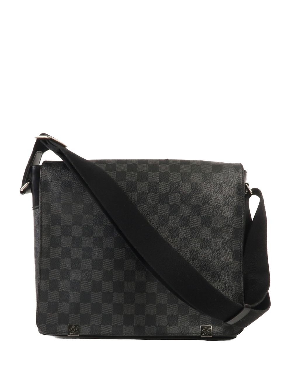 District MM damier graphite shoulder bag