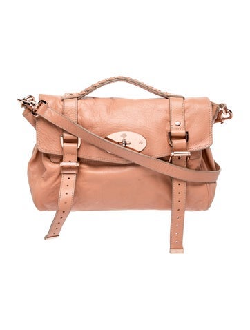 Mulberry Leather Crossbody Bag