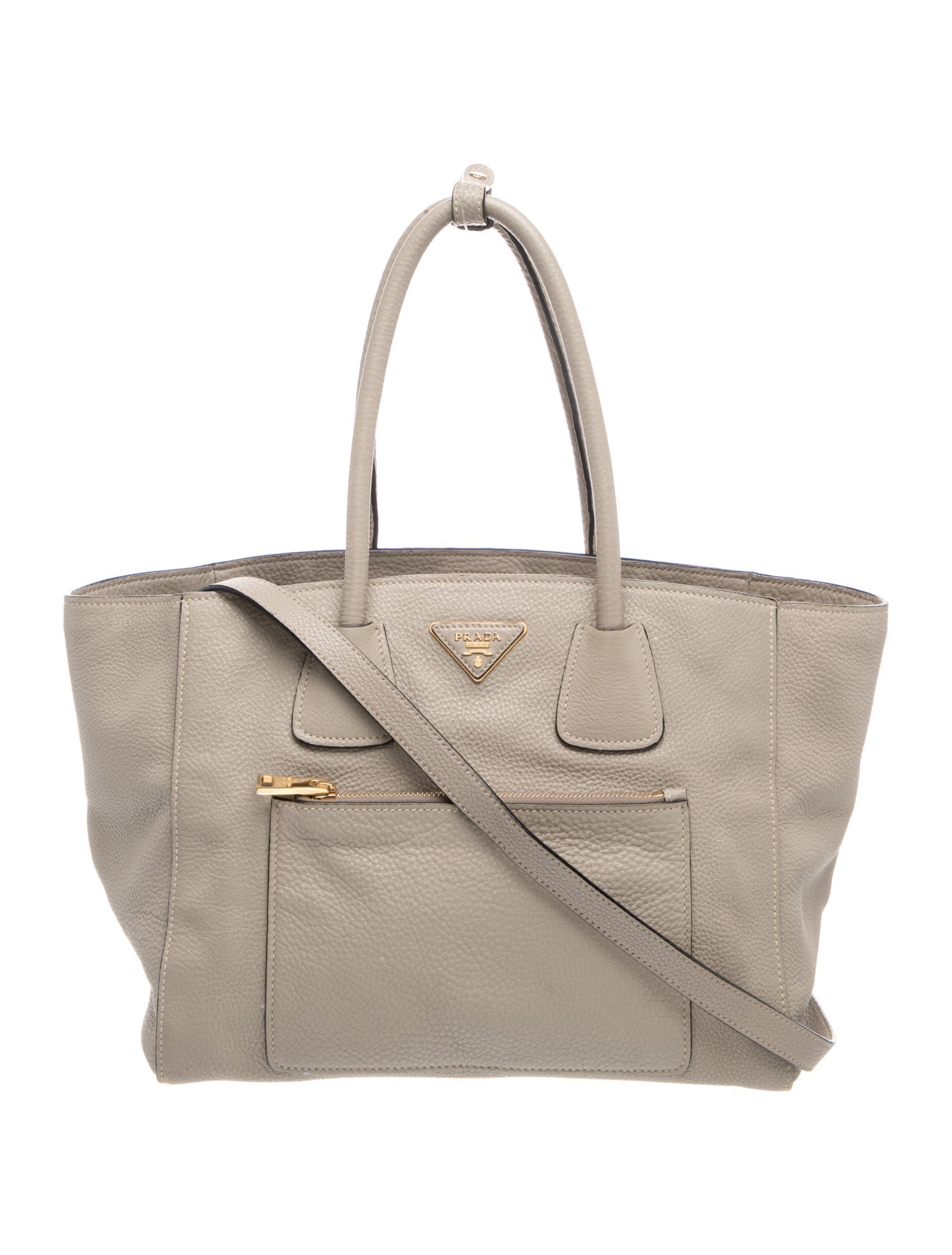 Vitello Daino Leather Shoulder Bag