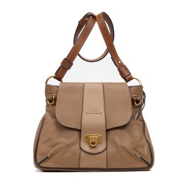 Leather Lexa Signature Padlock Closure