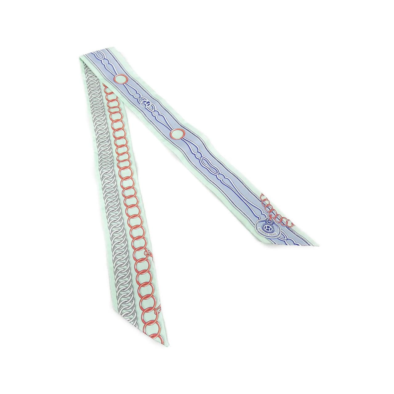 Hermès MAILLONS Twilly 063357S scarf