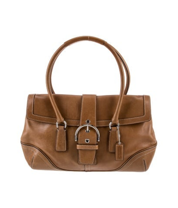 Coach Leather Top Handle Bag