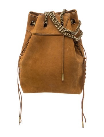 Suede Bucket Bag