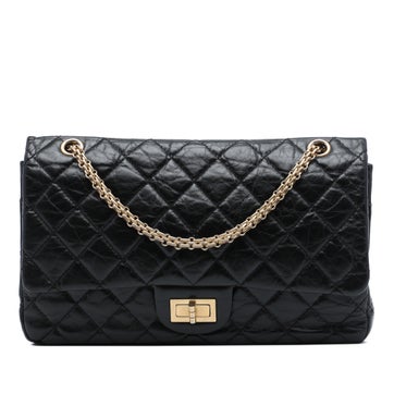 Quilted Aged Calfskin Reissue 2.55 Double Flap