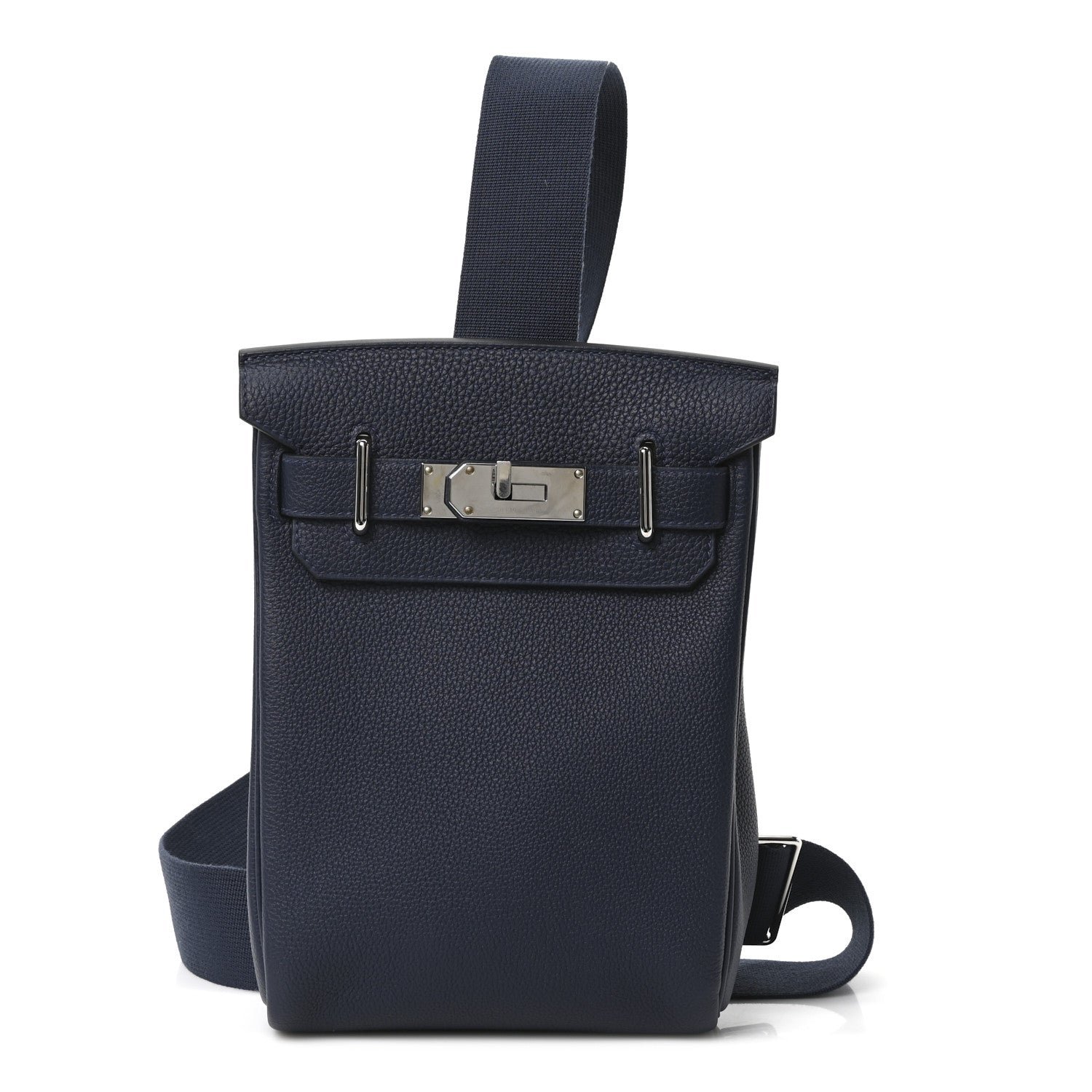 Hermes Togo Hac A Dos PM Backpack Bleu Nuit