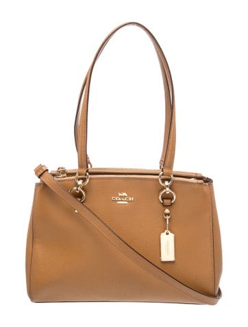 Leather Top Handle Bag
