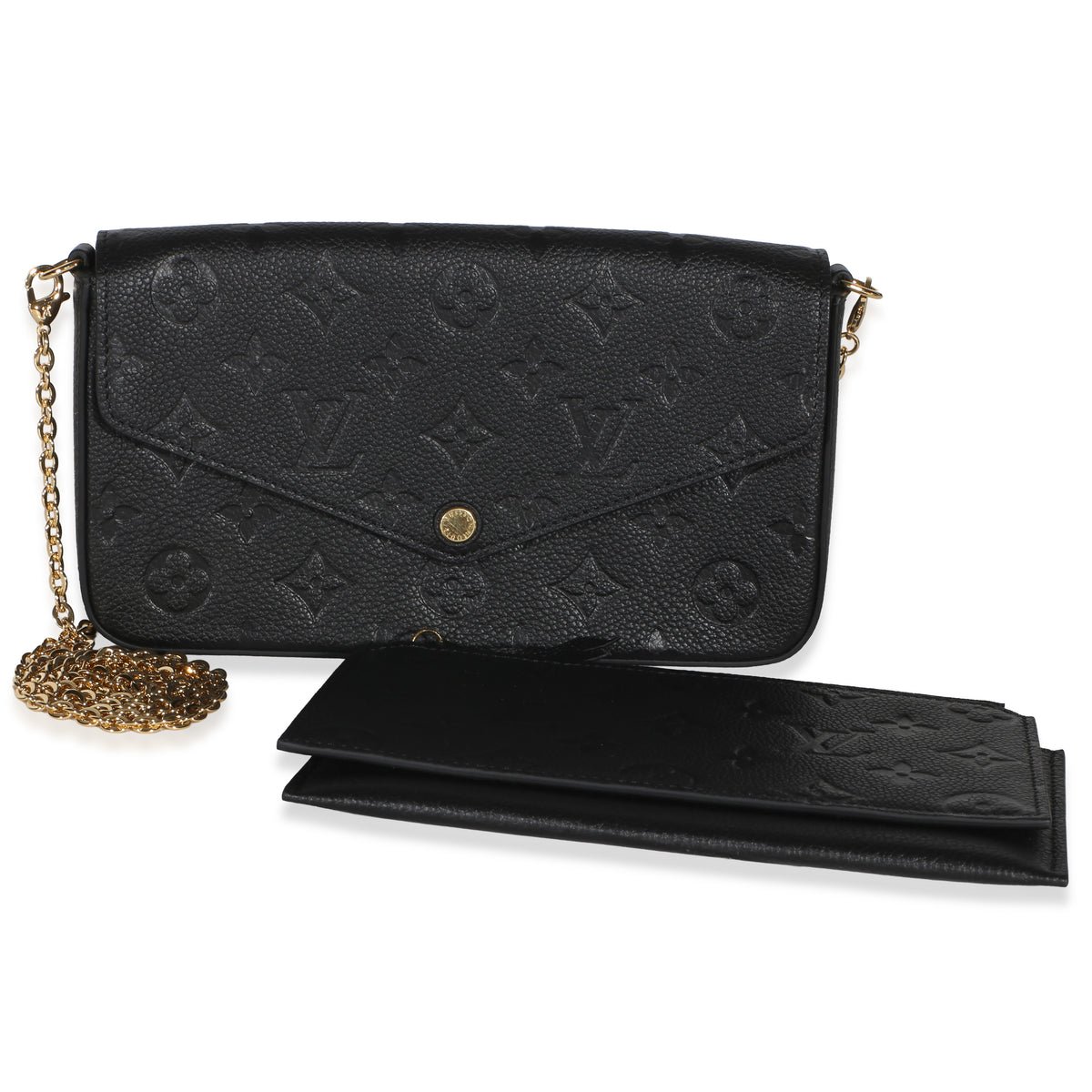 Black Monogram Empreinte Felicie Pochette