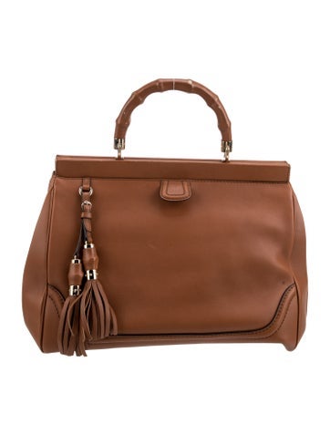 Leather Top Handle Bag