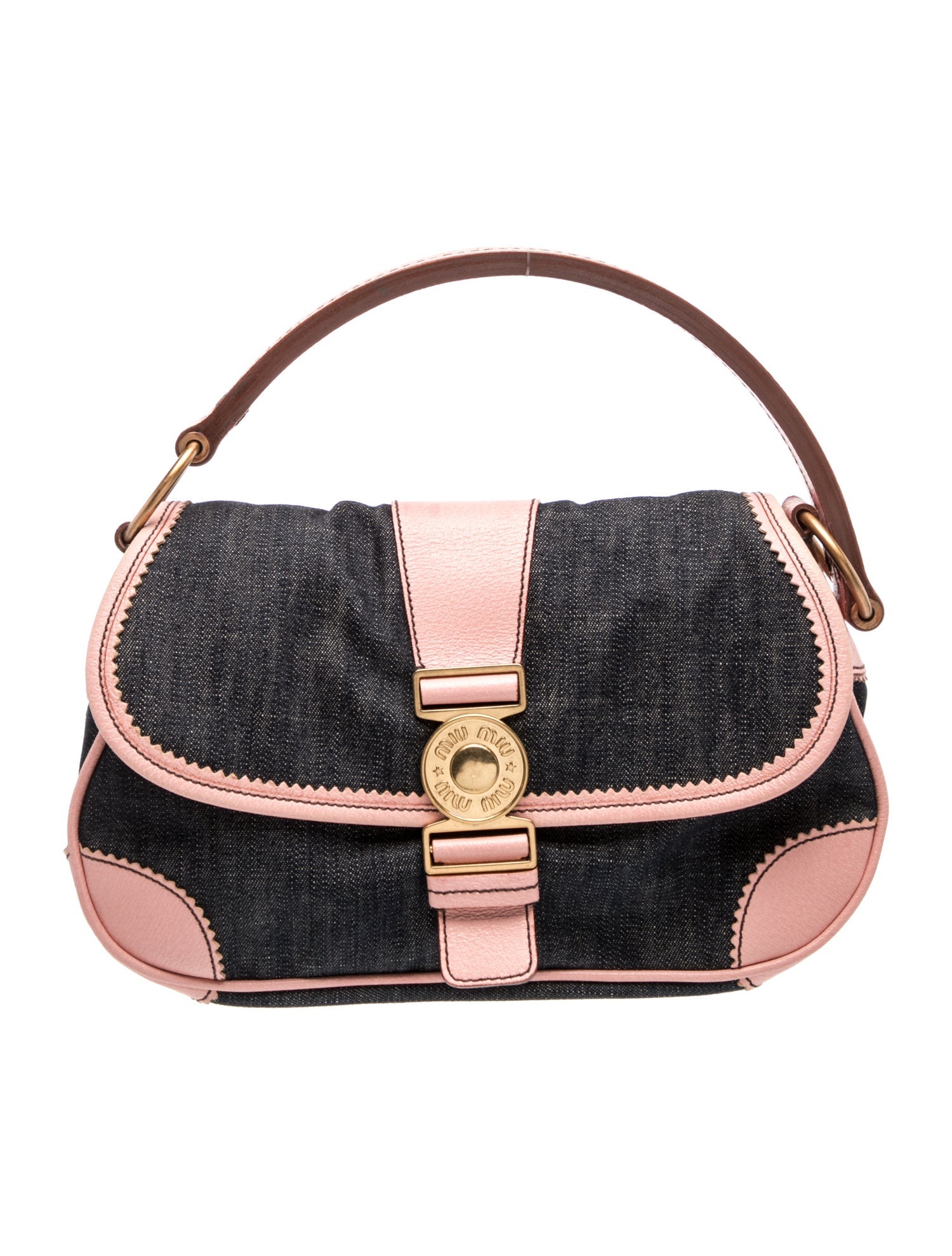 Miu Miu Denim Shoulder Bag