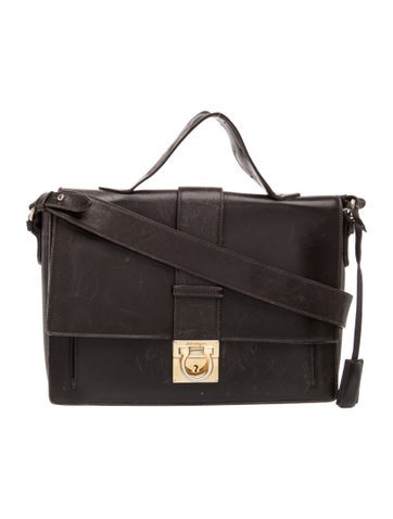 Salvatore Ferragamo Leather Top Handle Bag