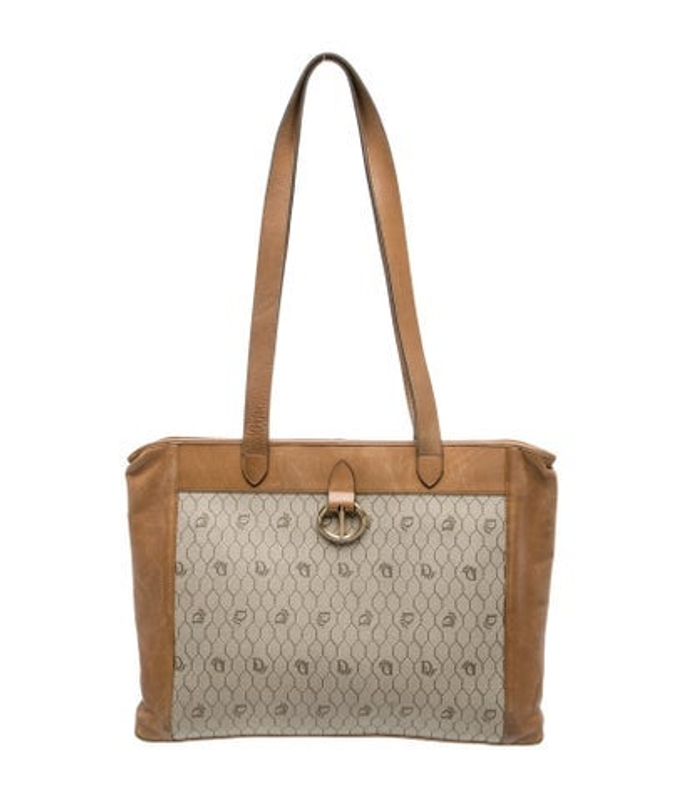Dior Dior Leather Honeycomb Tote Vintage