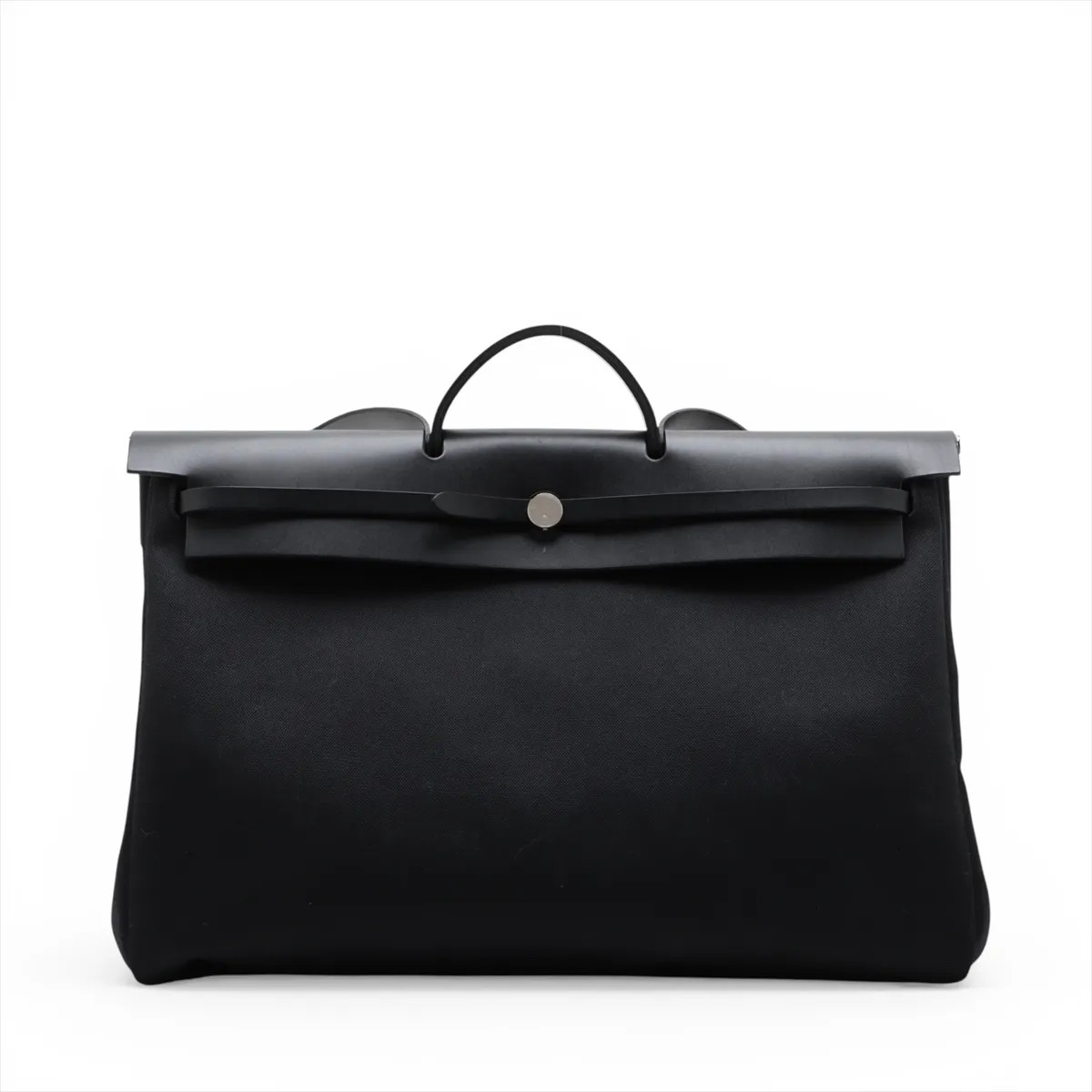 Hermès Ale Bag Zip GM Twal Military x Vash Hunter Black Silver Metal Fittings W:
