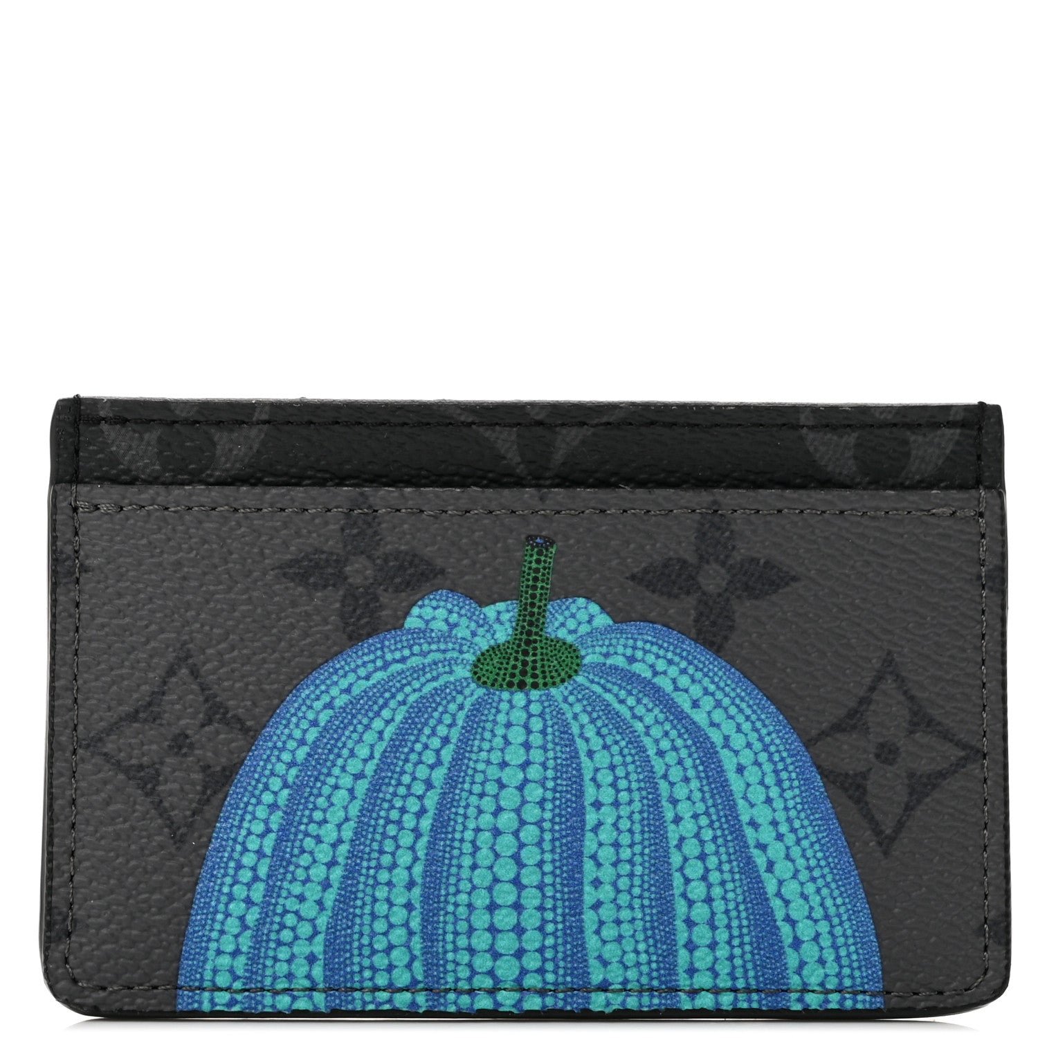 Louis Vuitton LV X YK Monogram Eclipse Reverse Pumpkin Card Holder