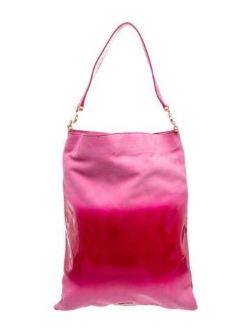 Cult Gaia Patent Leather Top Handle Bag