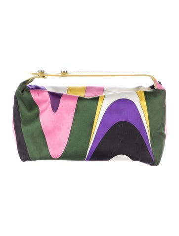 Emilio Pucci Nylon Top Handle Bag