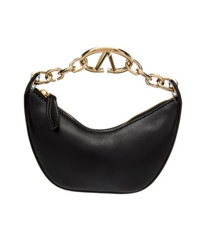 Valentino Leather Vlogo Moon Mini