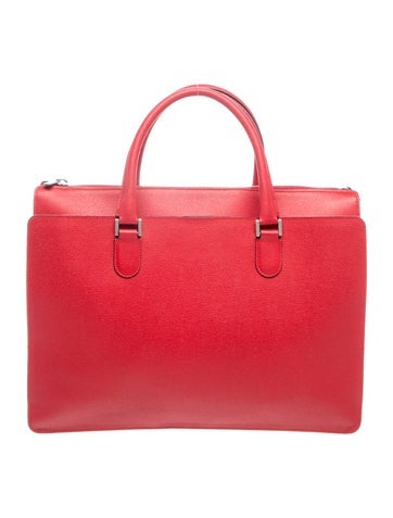 Leather Top Handle Bag