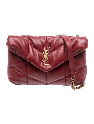 Leather Monogram Puffer Bag Toy