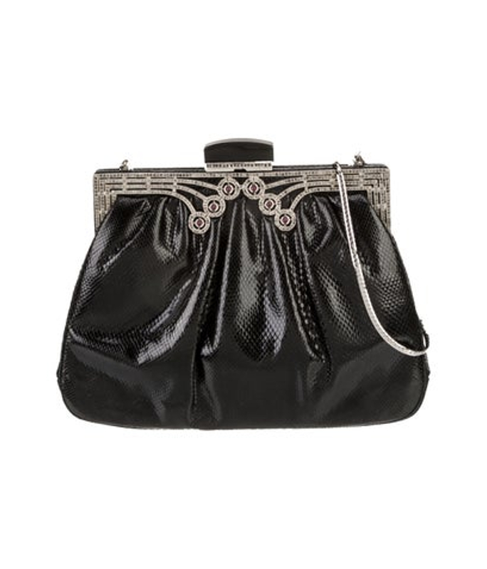 Judith Leiber Leiber Karung Shoulder Bag