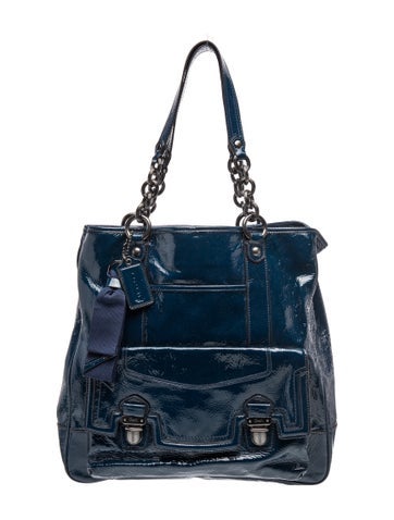 Coach Patent Leather Shoulder Bag